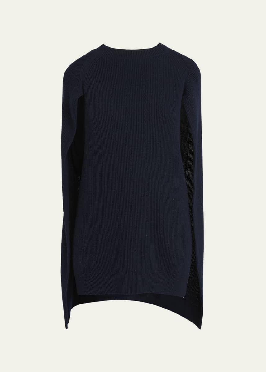 Etro Cape Wool Cashmere Top