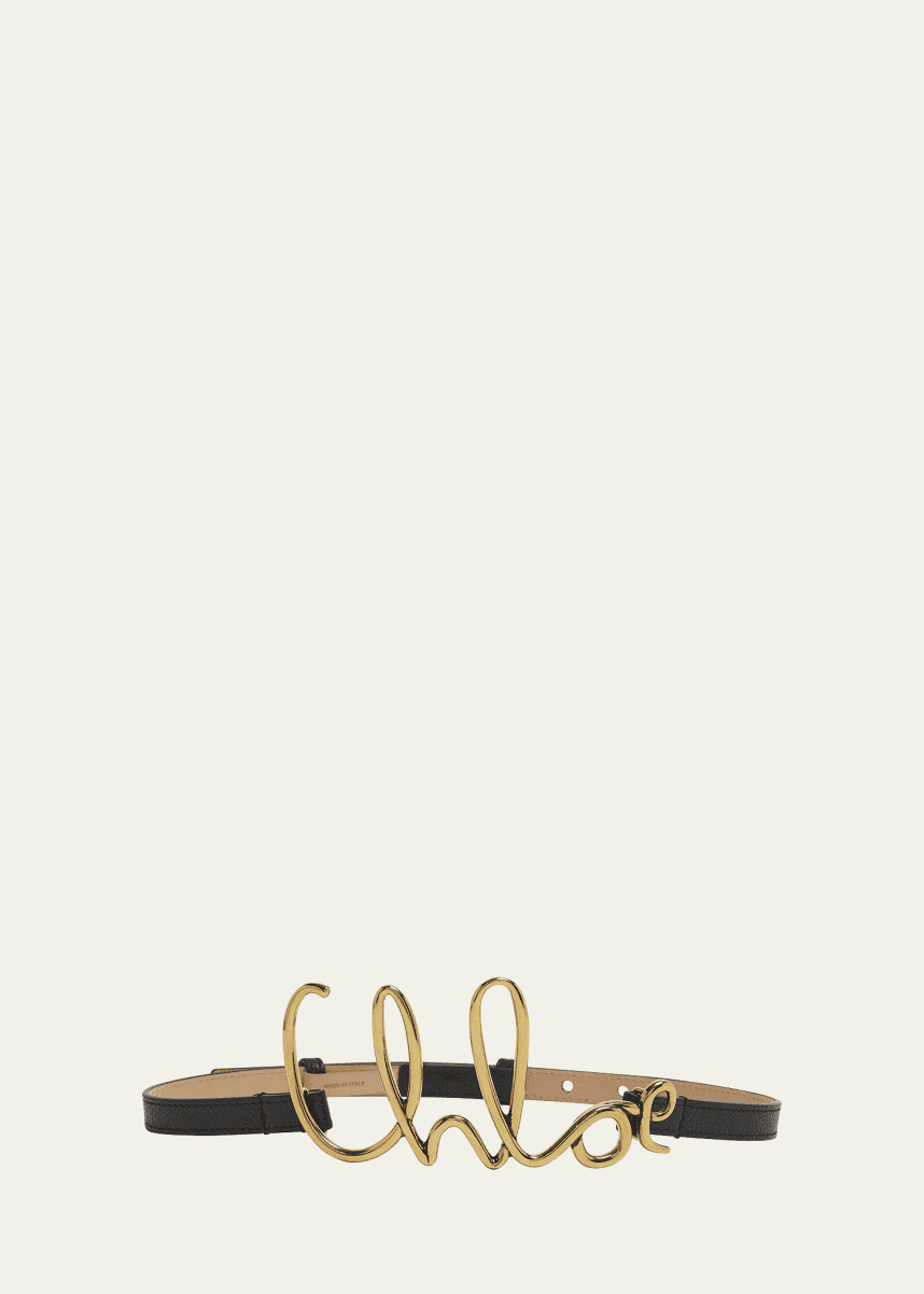 Chloe Signature Leather Belt