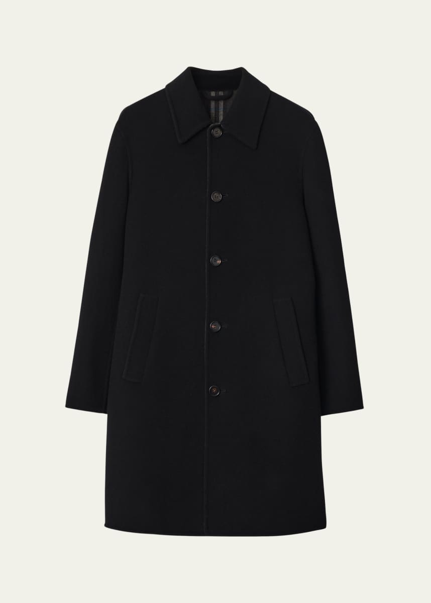 Burberry Men's Reversible Wool Topcoat
