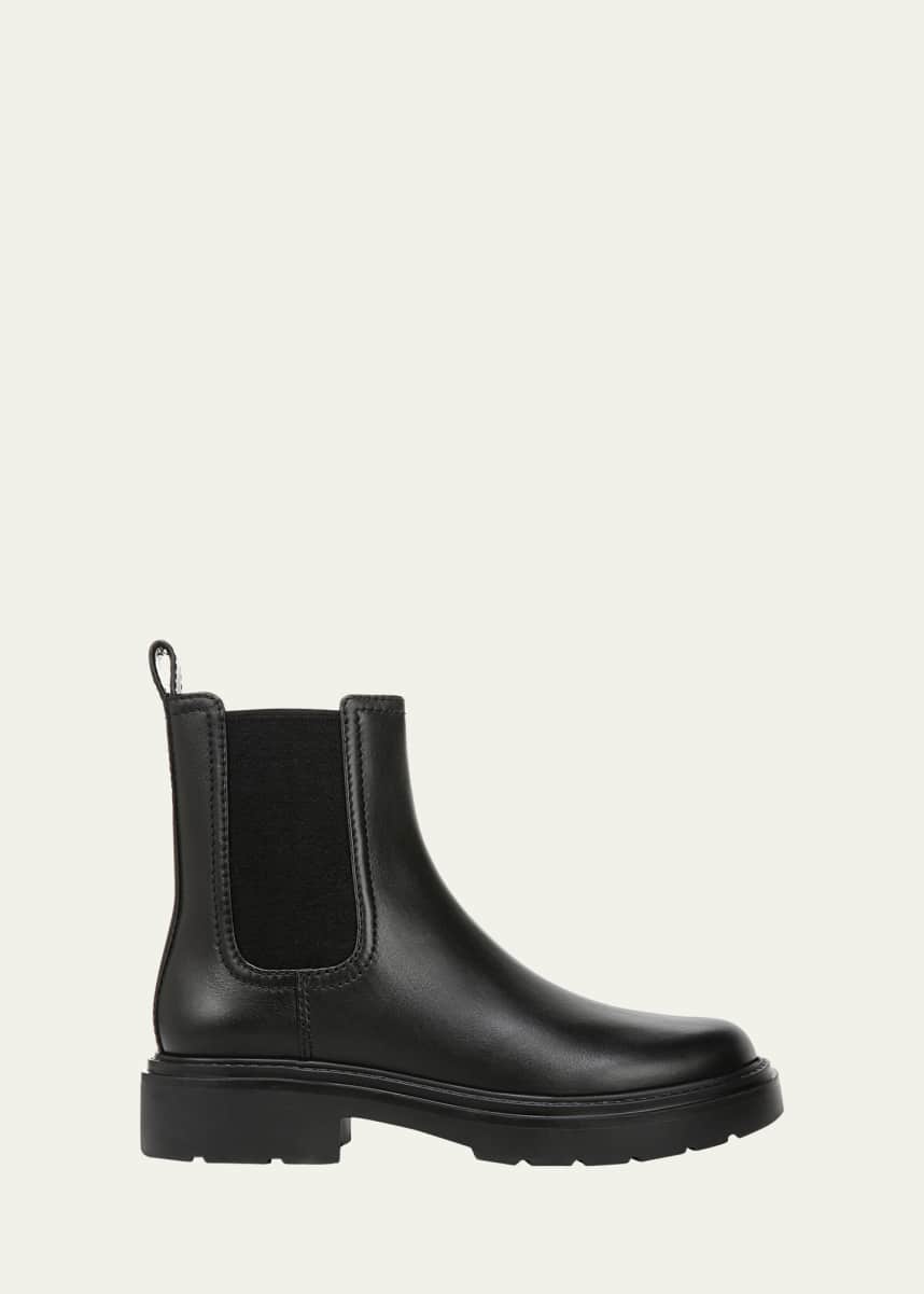 Vince Calf Leather Chelsea Boots
