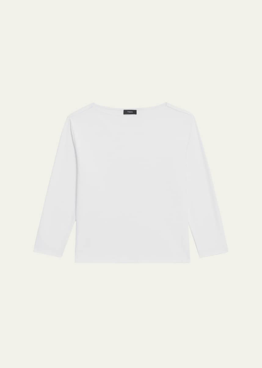Theory Clinton Knit Boatneck Tee