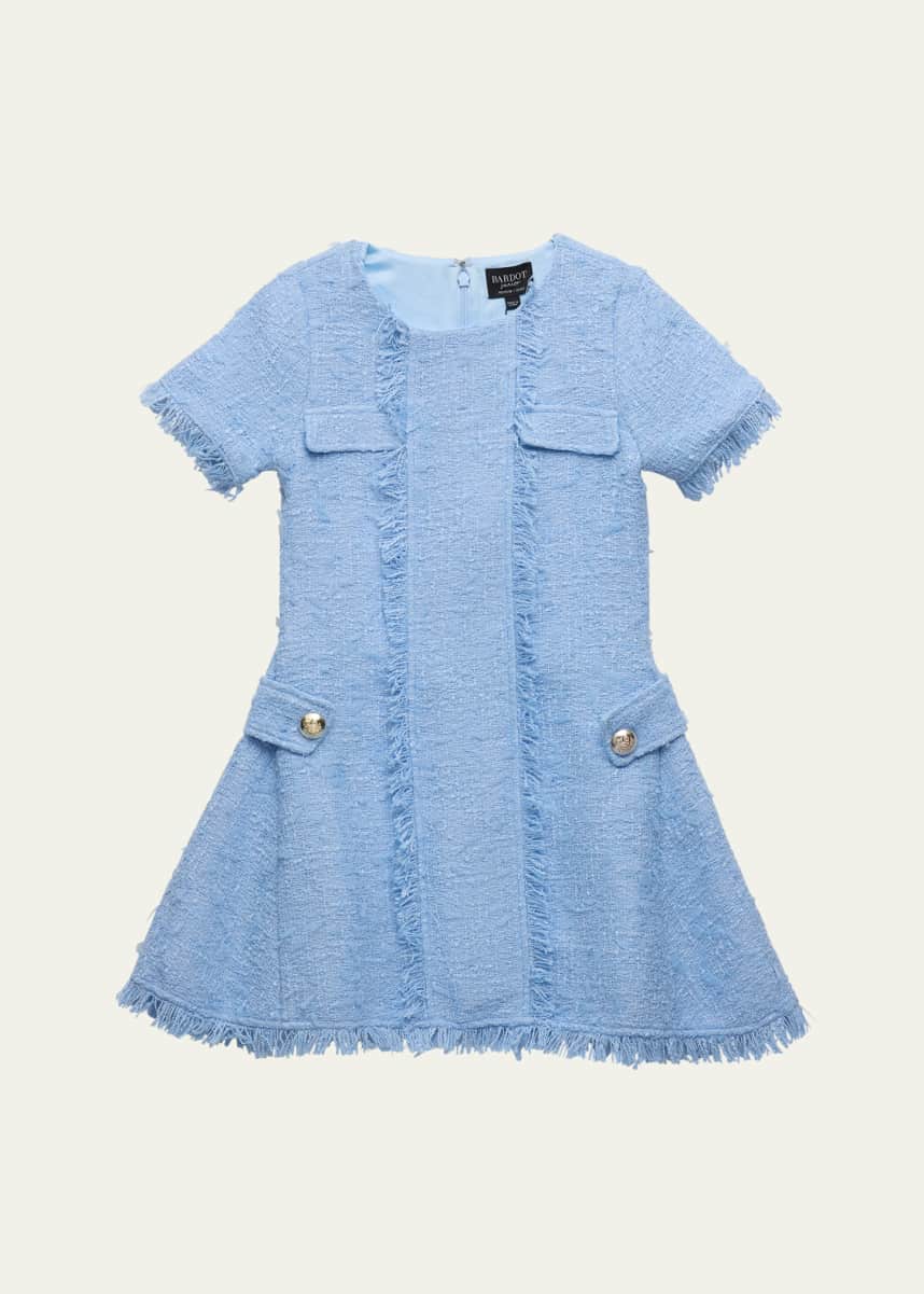 Bardot Junior Girl's Sutton Boucle Dress, Size 4-14