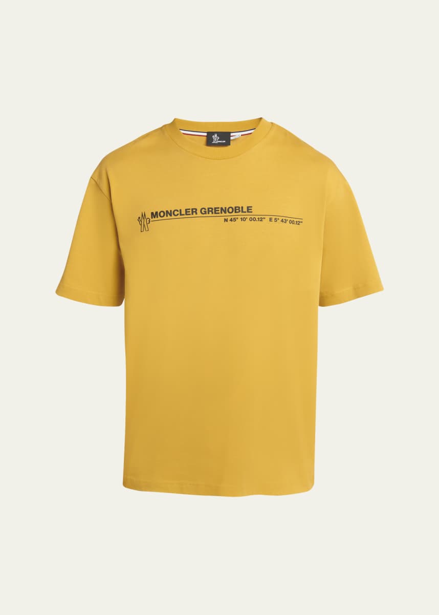 Moncler Grenoble Men's Coordinates Logo T-Shirt