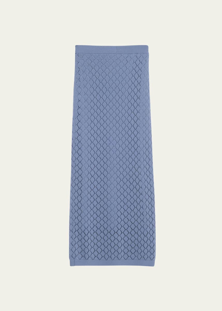 A.L.C. Addison Pointelle Knit Skirt