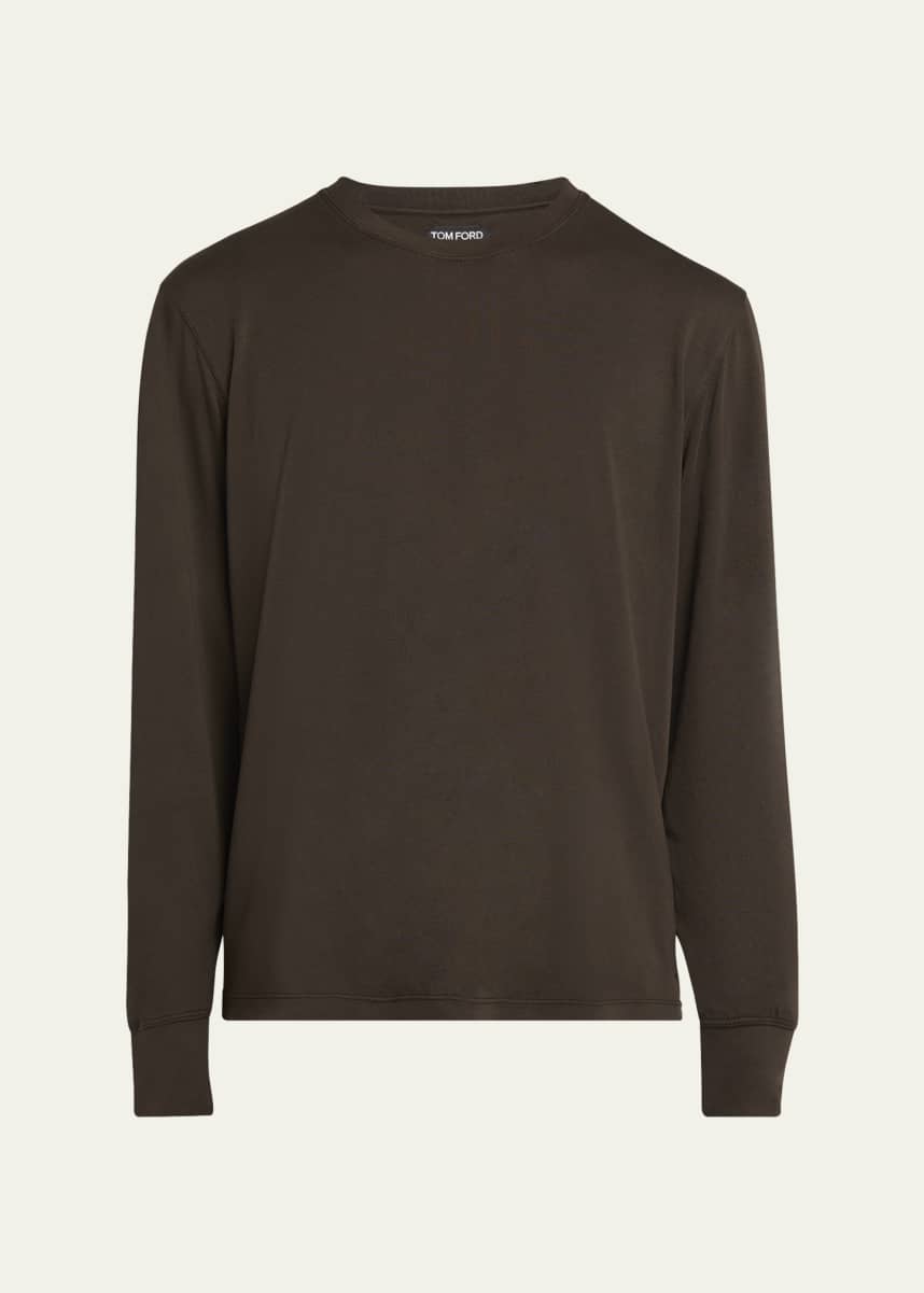 TOM FORD Men's Lyocell-Cotton Crewneck T-Shirt