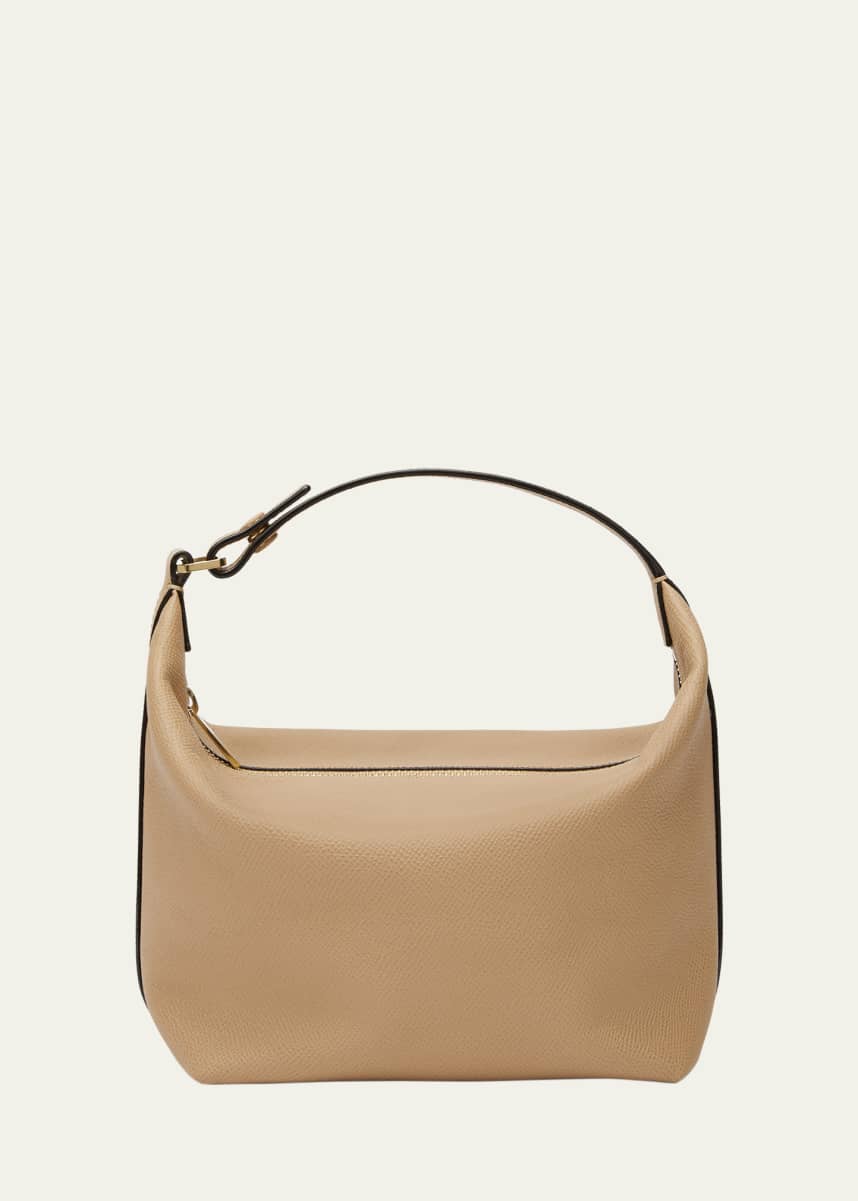 Valextra Mochi Pouch Calfskin Top-Handle Bag