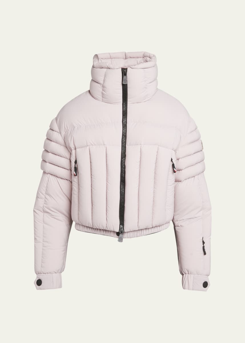 Moncler Grenoble Flims Cropped Puffer Bomber Jacket