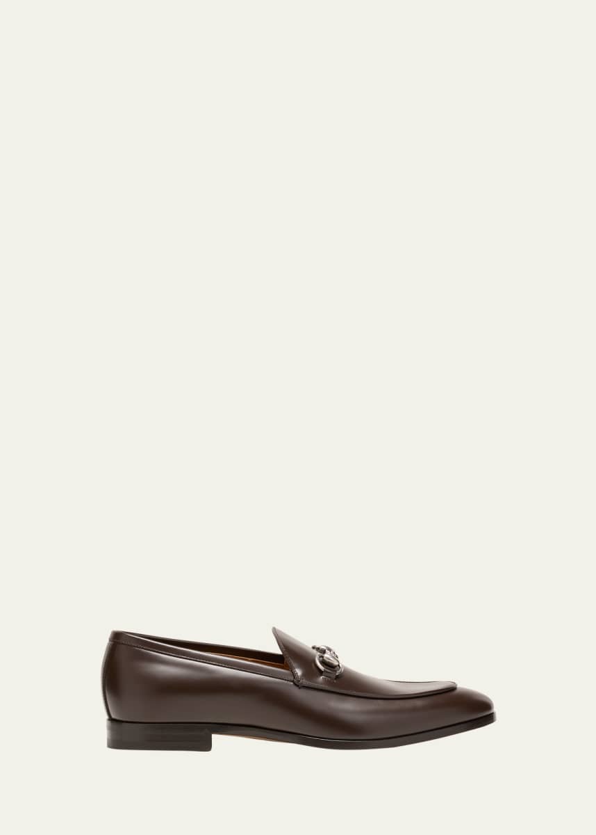 Gucci Men's Next Bit Leather Loafers