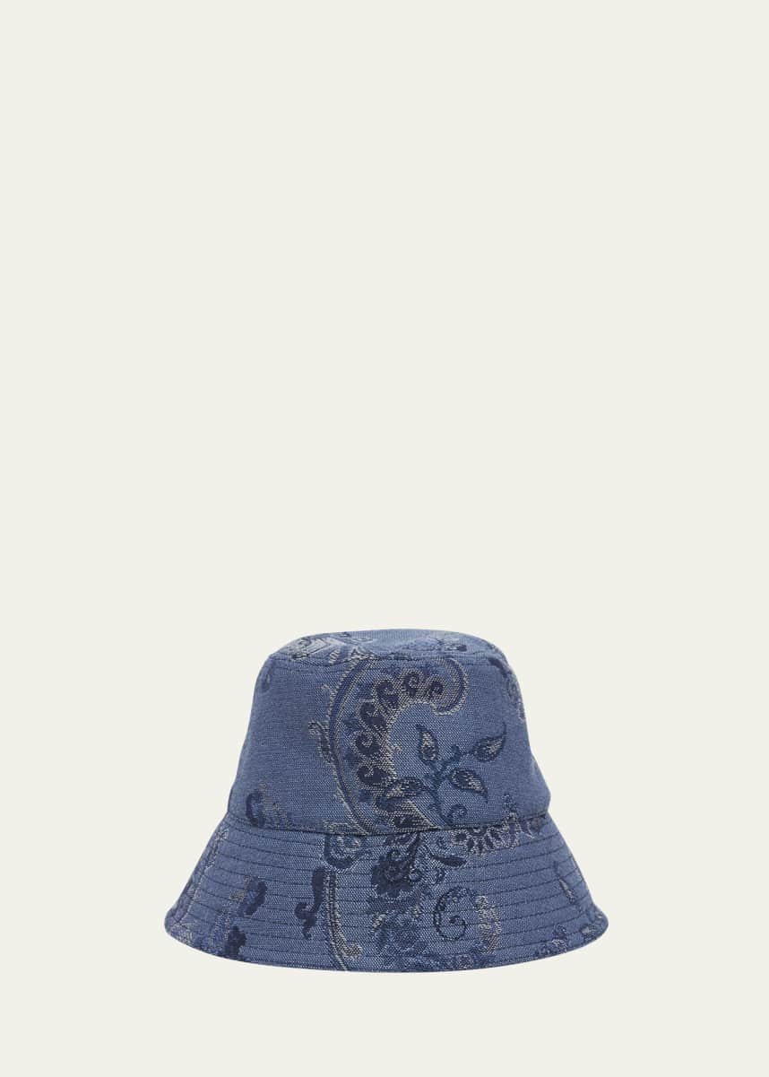 ETRO KIDS paisley-print baseball cap - Blue