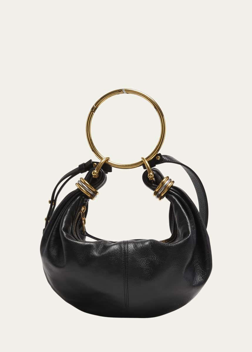 Chloe Bracelet Bag Mini in Shiny Grained Calfskin
