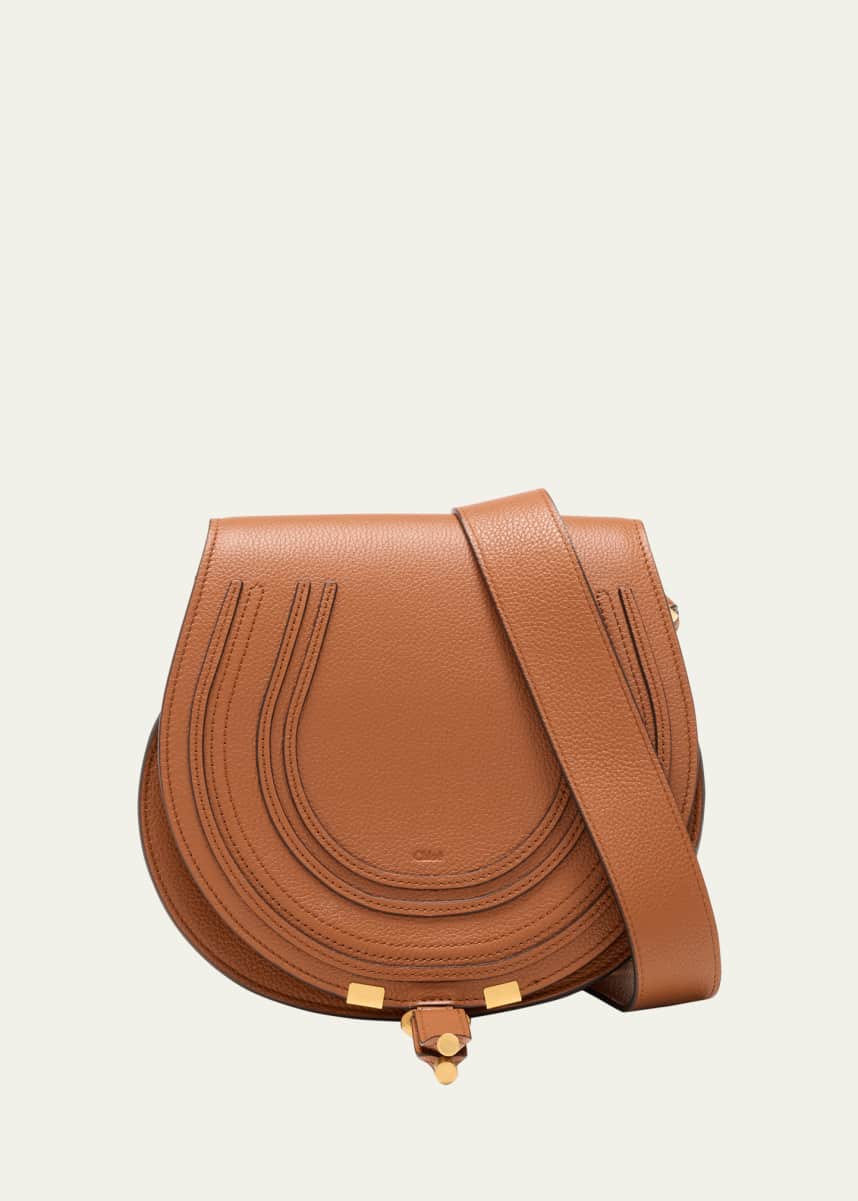 Chloe Marcie Medium Slim Crossbody Bag in Grained Calfskin