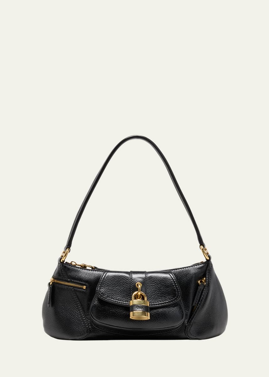 Chloe The 99 Shoulder Bag in Shiny Grained Calfskin