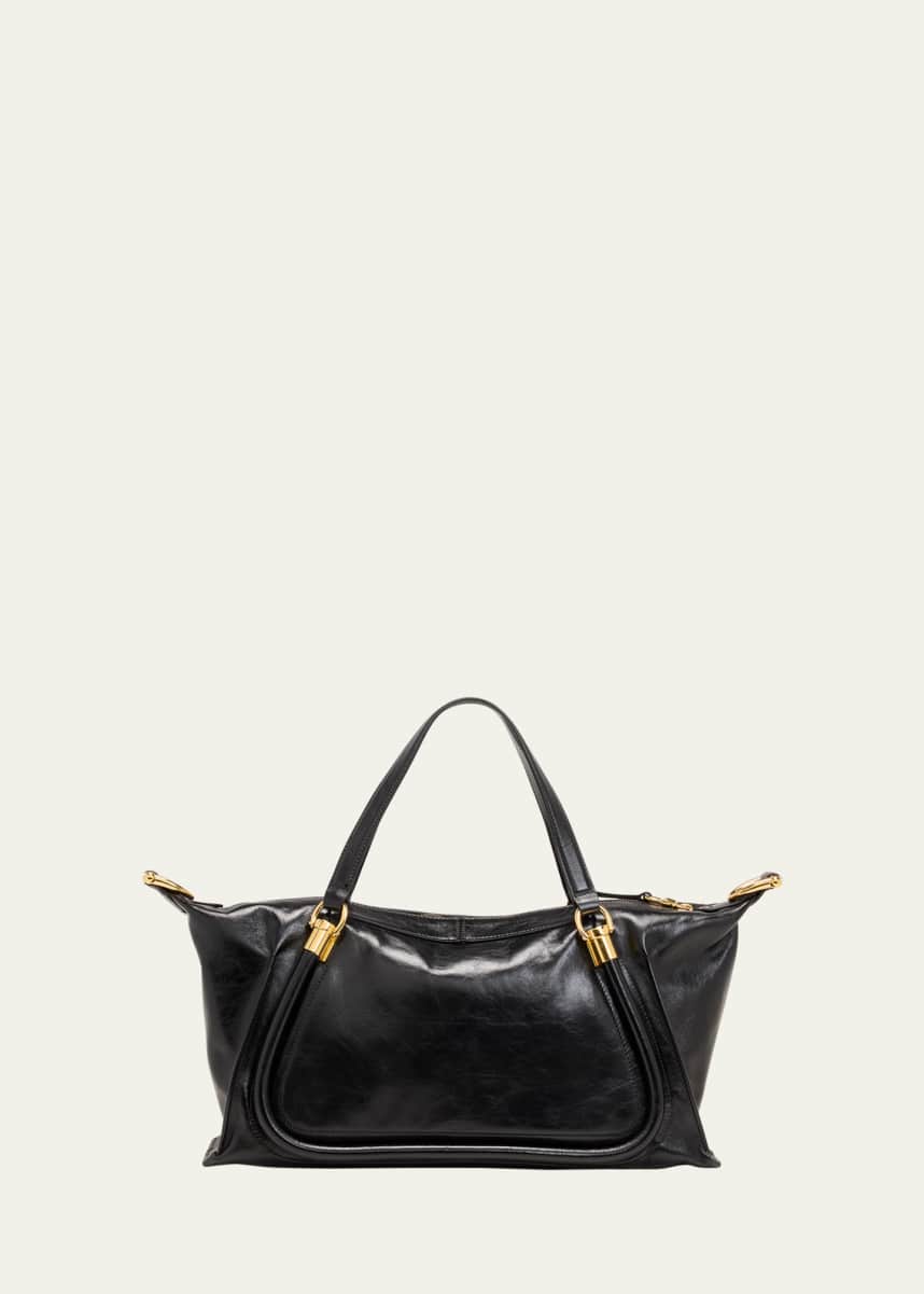 Chloe Paraty 24 Large Bag in Shiny Calfskin
