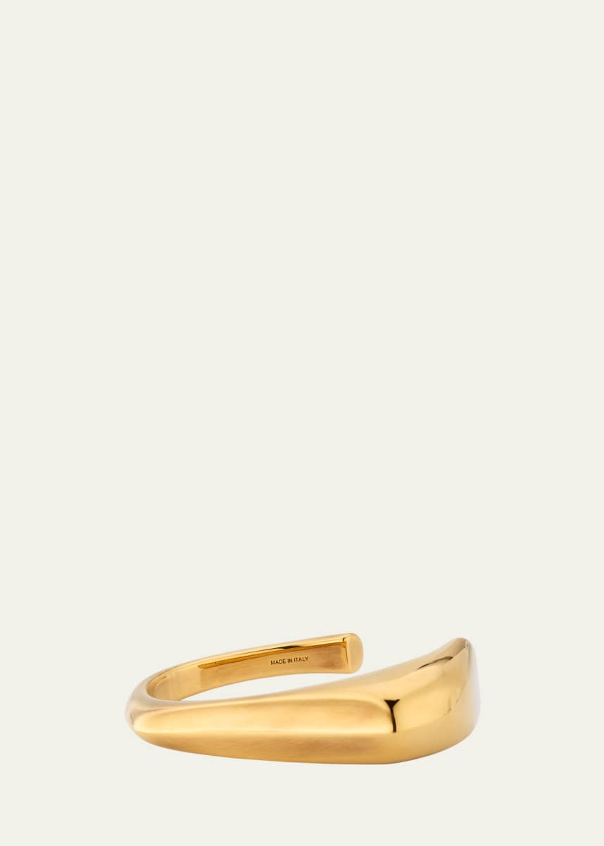 McQueen Gold-Plated Thorn Cuff Bracelet