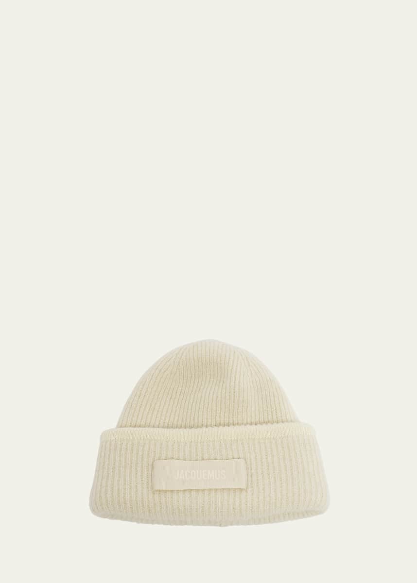 Jacquemus Men's Le Bonnet Ribbed Beanie Hat