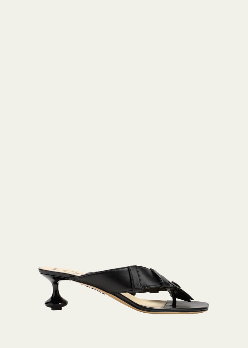 Loewe Toy Lambskin Slide Sandals