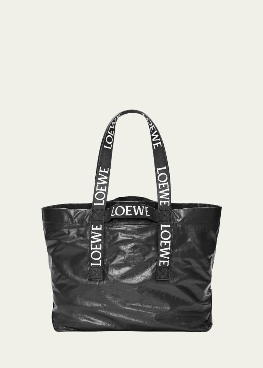 Loewe Men's Leather Fold Shopper Bag
