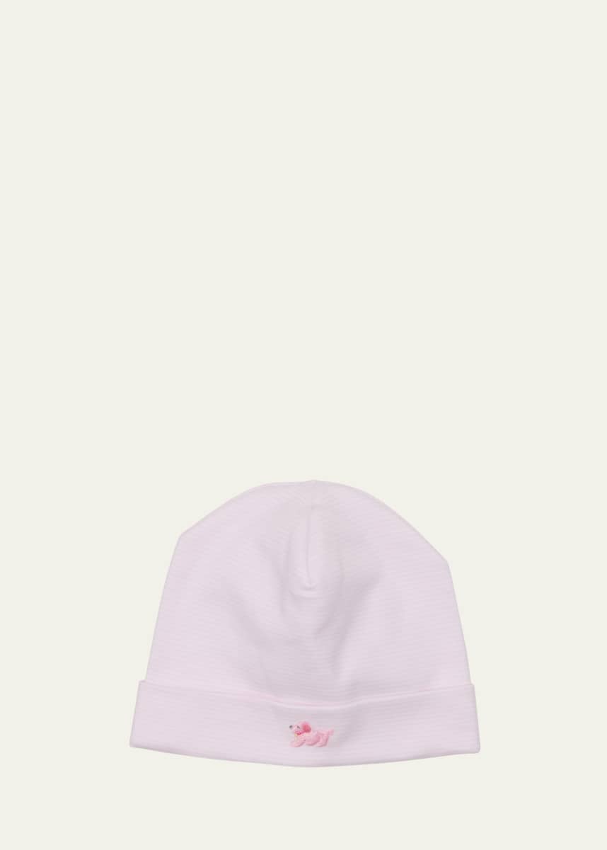 Kissy Kissy Girl's Hand Embroidered Premier Puppies Hat, Size Newborn-S
