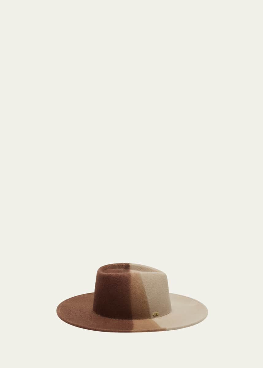 Eugenia Kim Harlowe Color Block Felt Fedora