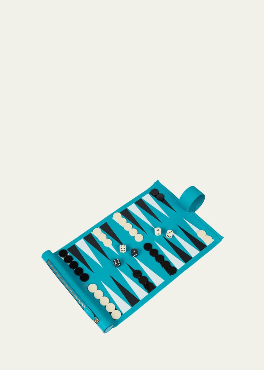 Smythson Panama Backgammon Travel Roll