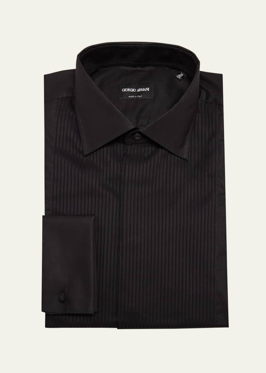 Giorgio Armani Men's Formal Bib Dress Shirt