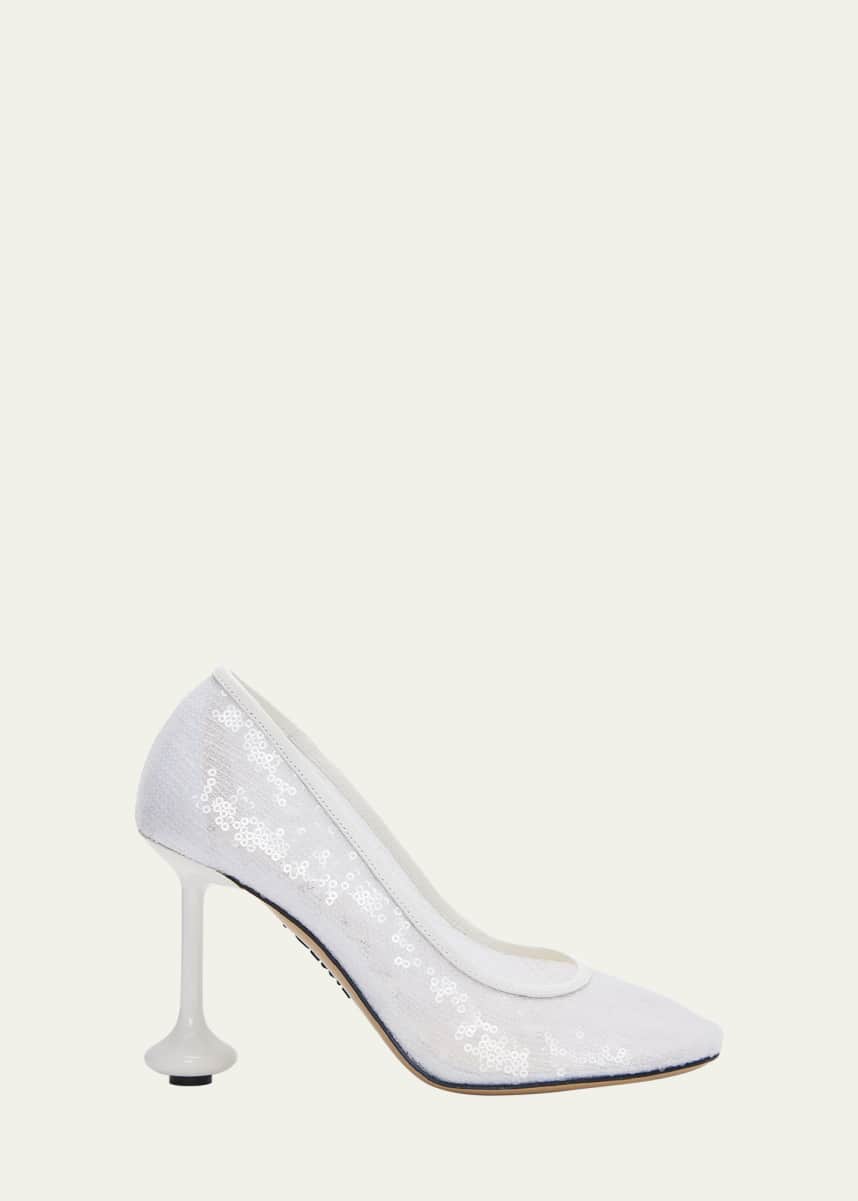 Loewe Toy Sequin Stiletto Pumps