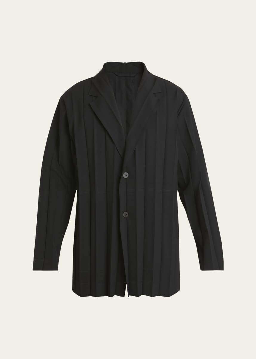 Homme Plisse Issey Miyake Men's Edge Pleated Sport Coat
