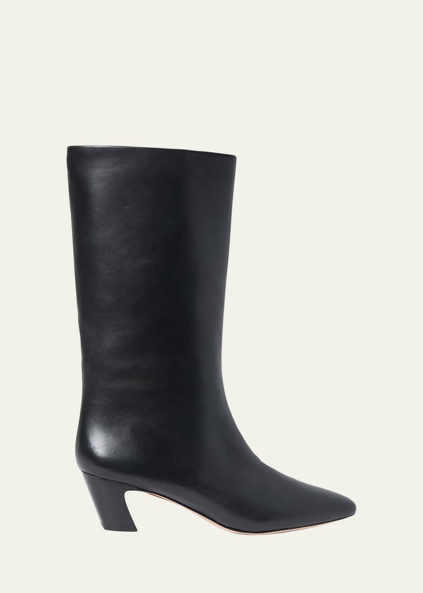 Loeffler Randall Cleo Leather Mid Boots