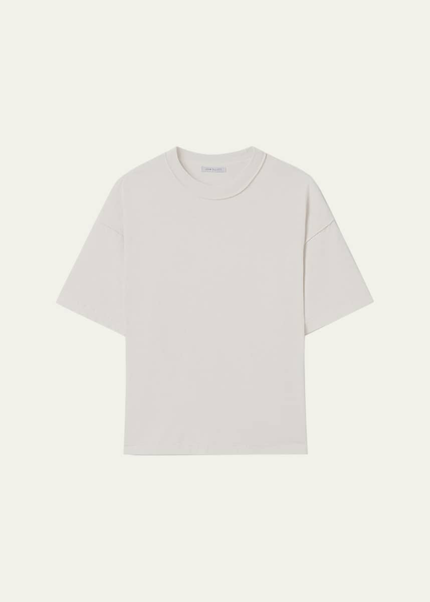 John Elliott Men's Reversed Cropped T-Shirt