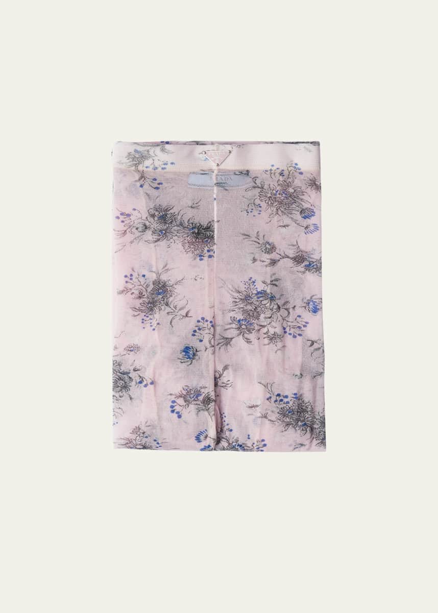 Prada Calendula Tulle Tights