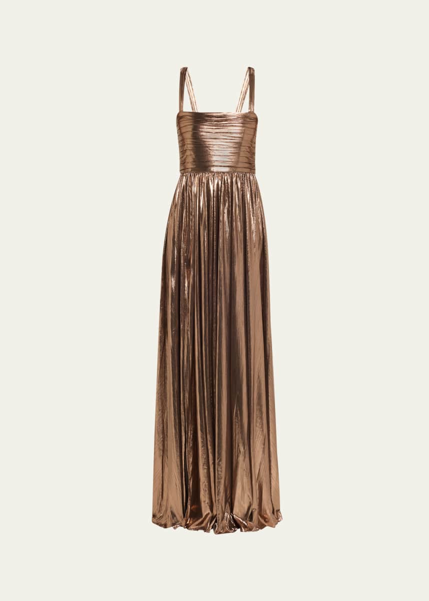 Retrofete Iris Metallic Maxi Dress