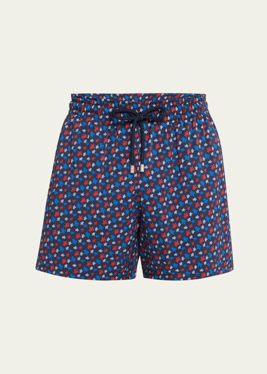 Vilebrequin Men's Micro-Turtle Swim Shorts