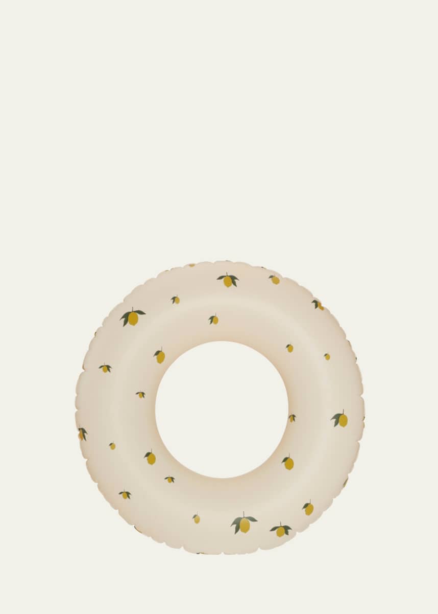 Konges Slojd Kid's Lemon-Print Swim Ring