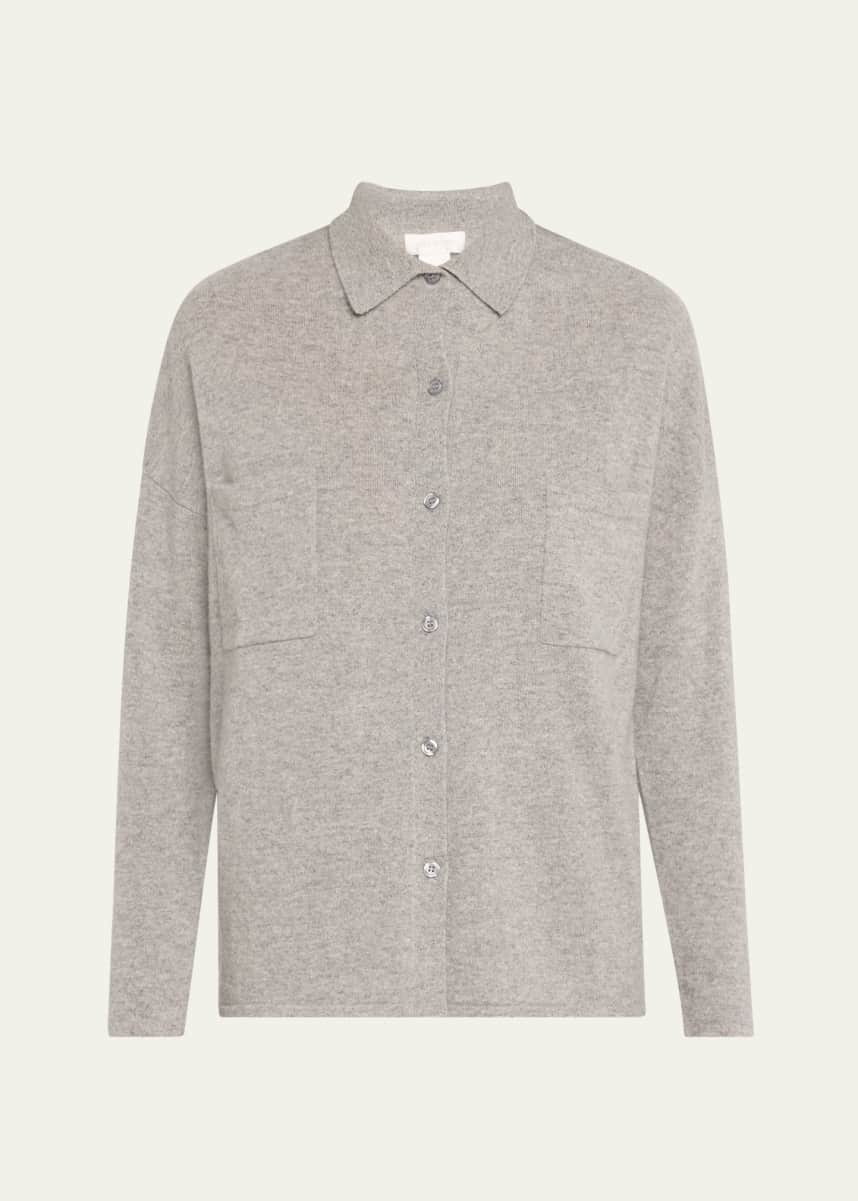 Arlotta Cashmere Button-Down Cashmere Shirt