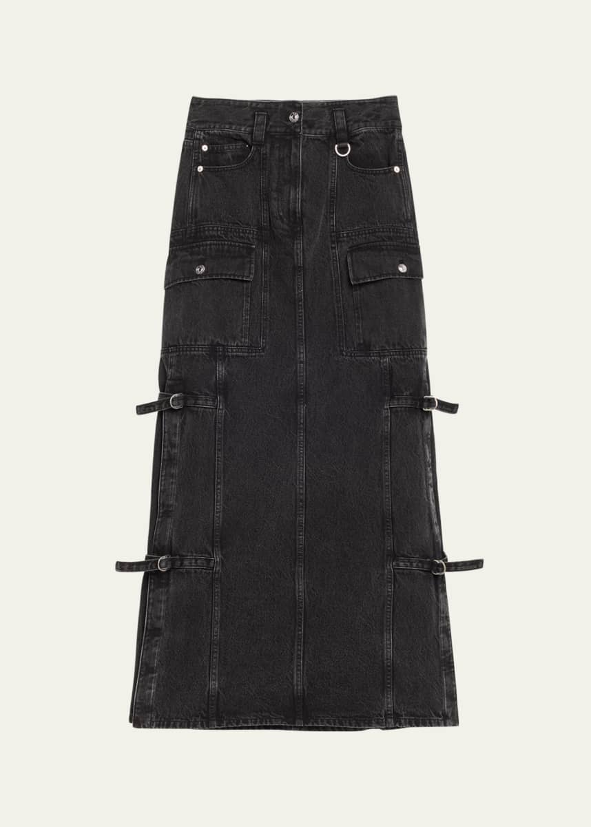3.1 Phillip Lim Denim Utility Maxi Skirt