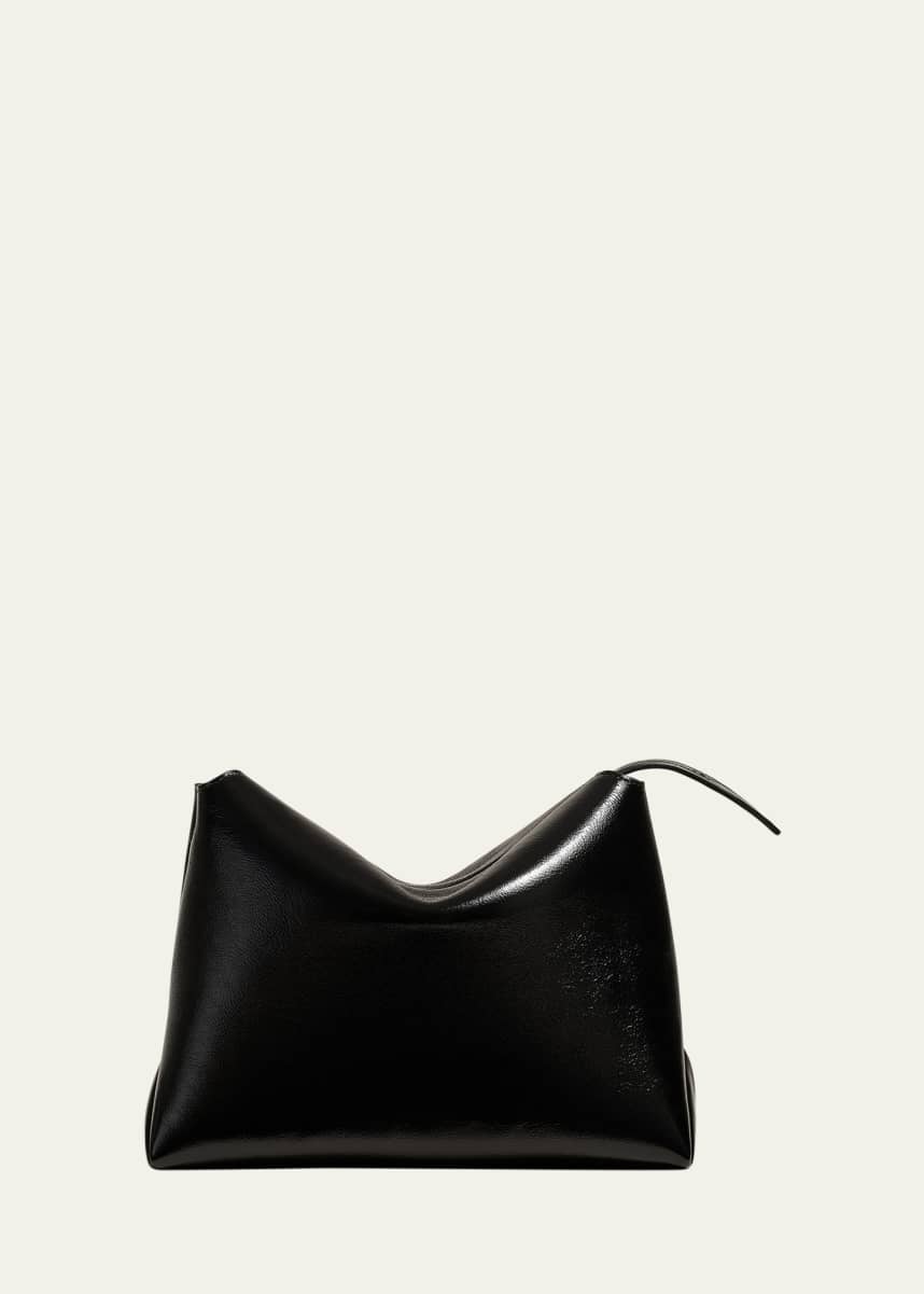 Khaite Lina Medium Crackled Patent Crossbody Bag