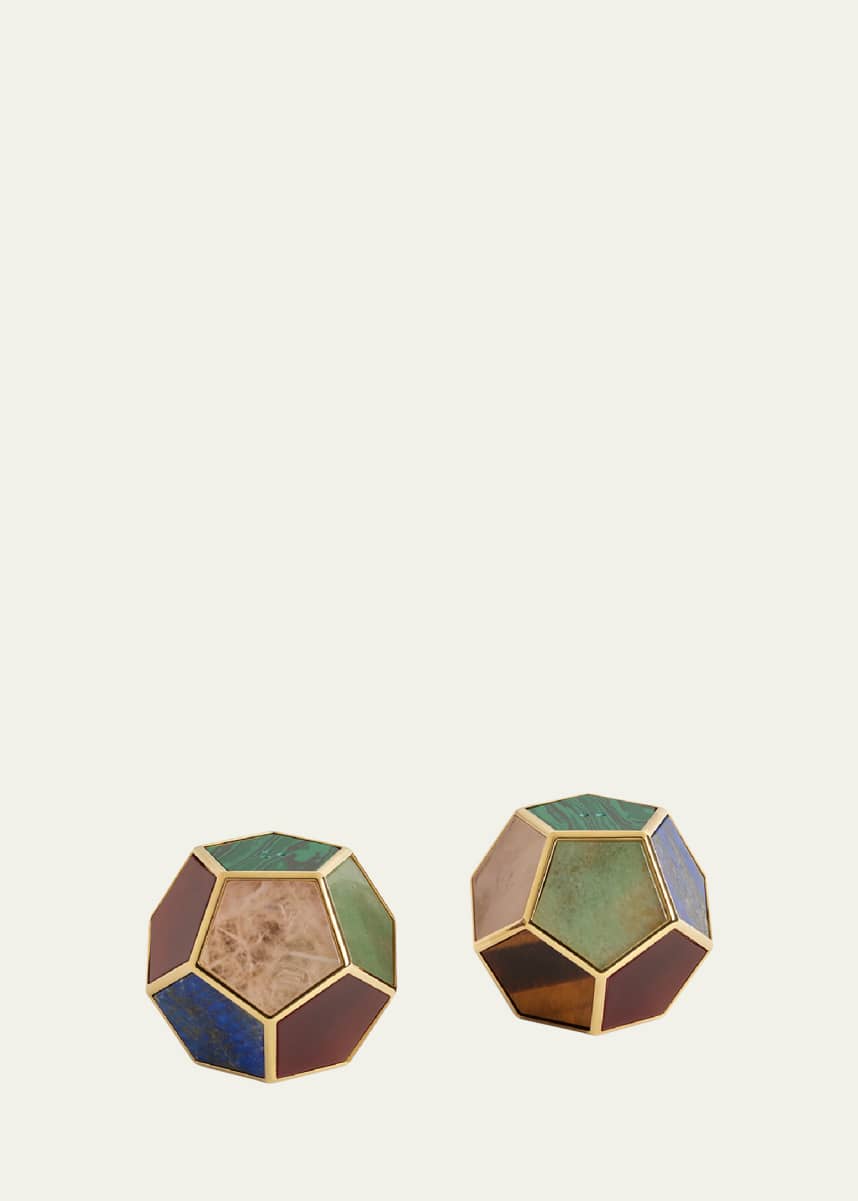 L'Objet Multi-Stone Pentagon Spice Jewels, Set of 2