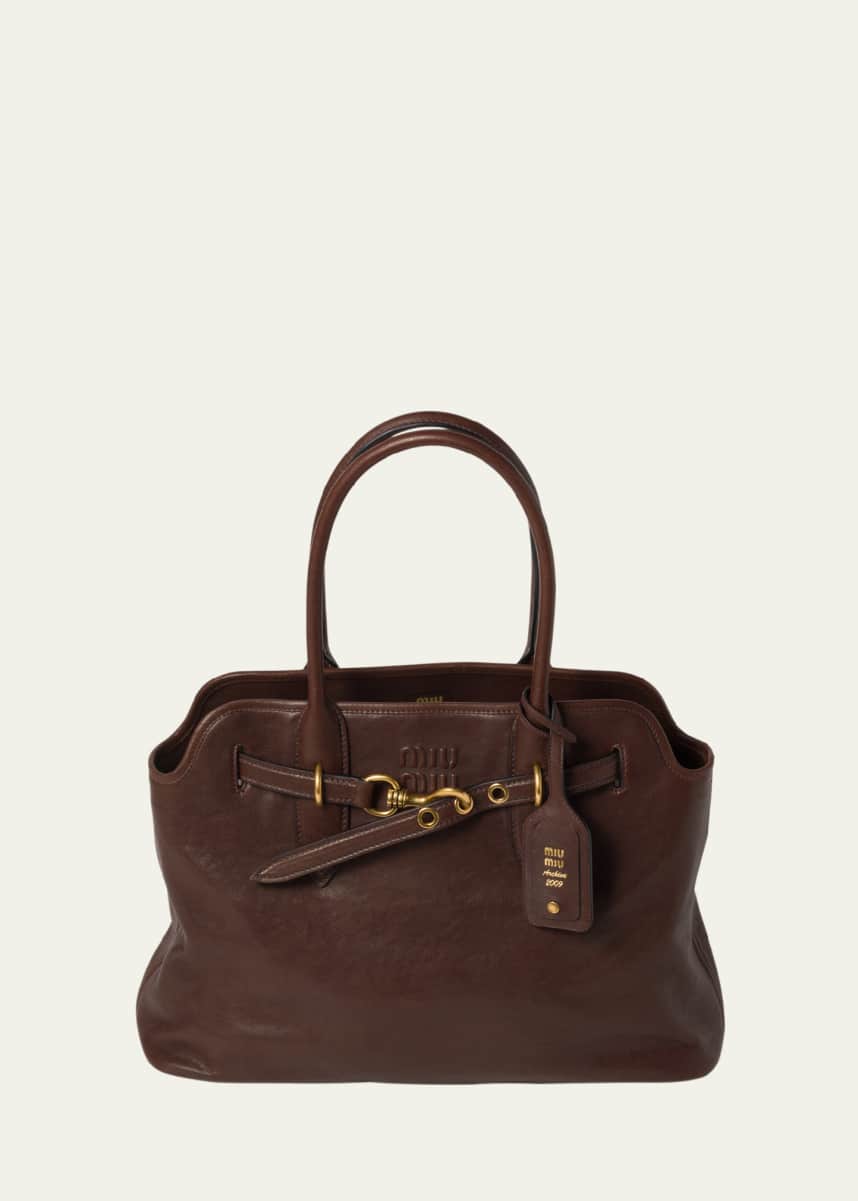 Miu Miu Lamb Leather Shoulder Bag