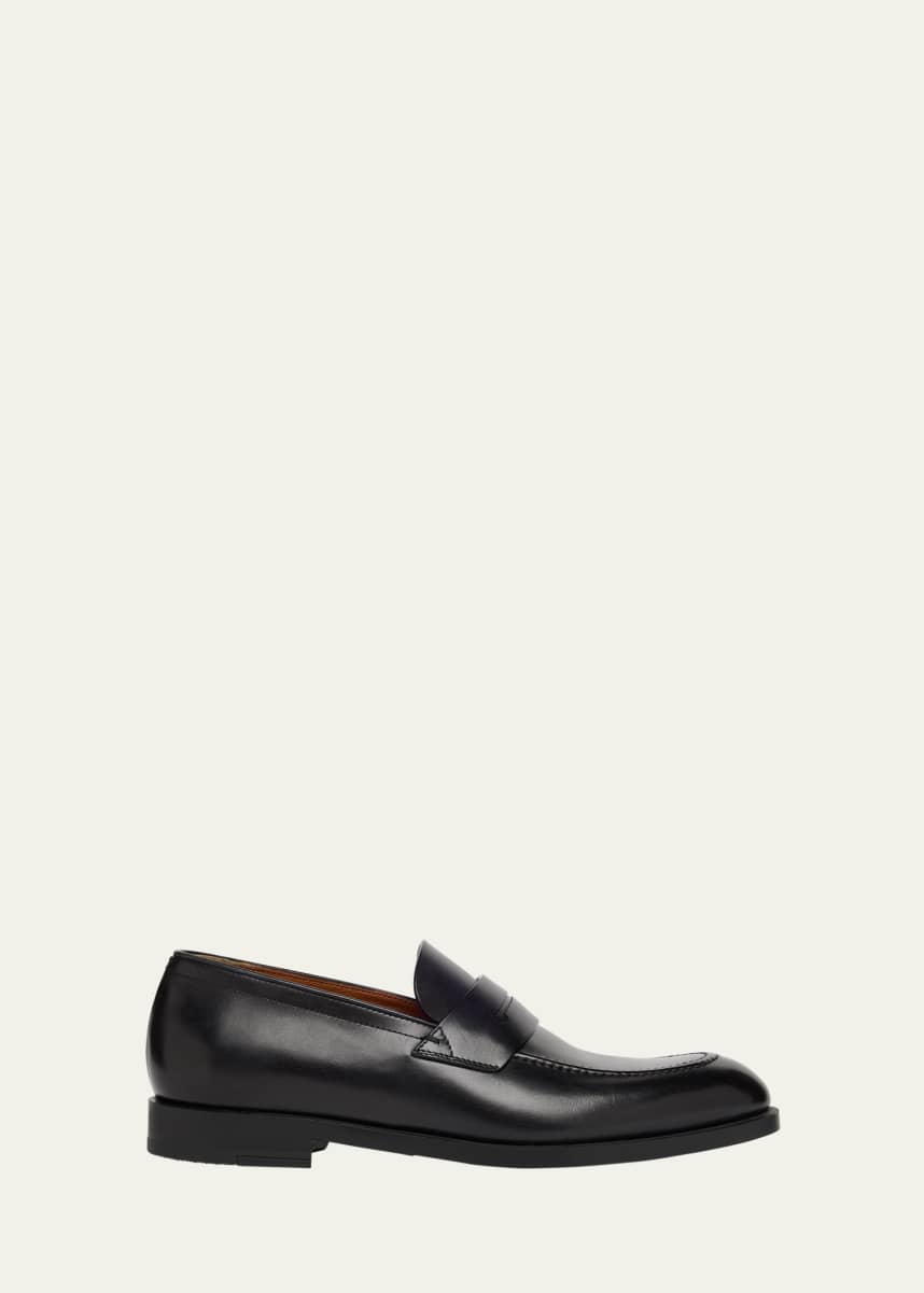 ZEGNA Men's Calfskin Penny Loafers