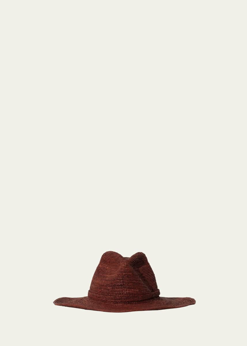 Janessa Leone Sacha Raffia Fedora