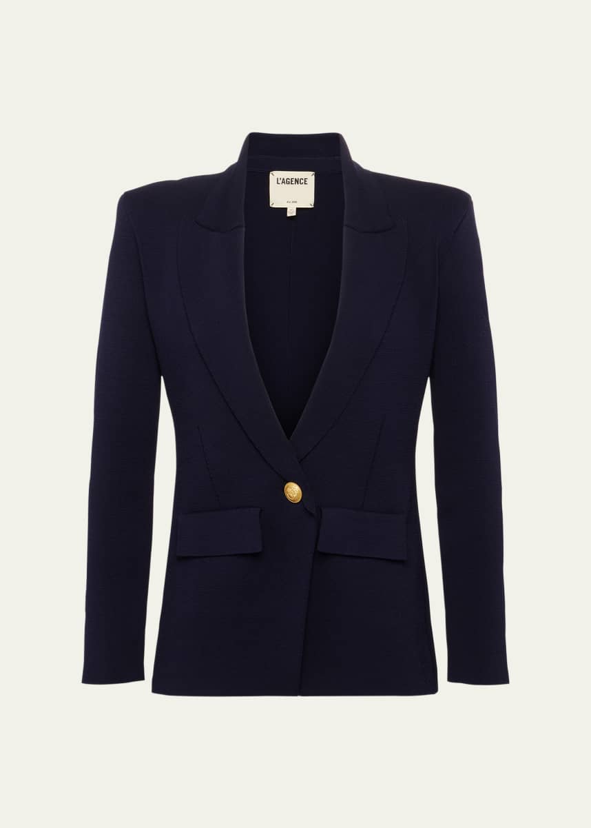 L'Agence Chamberlain Knit Blazer