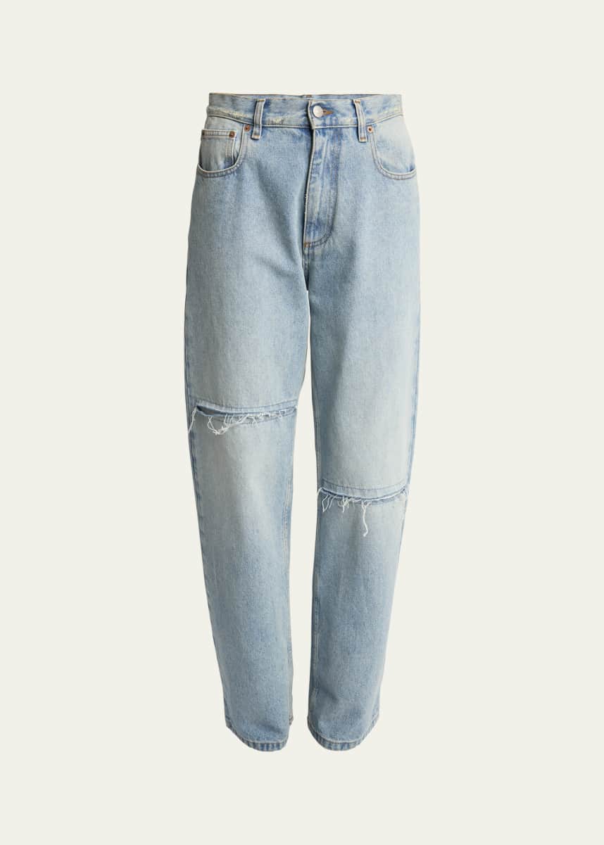 MM6 Maison Margiela Distressed 5-Pocket Jeans