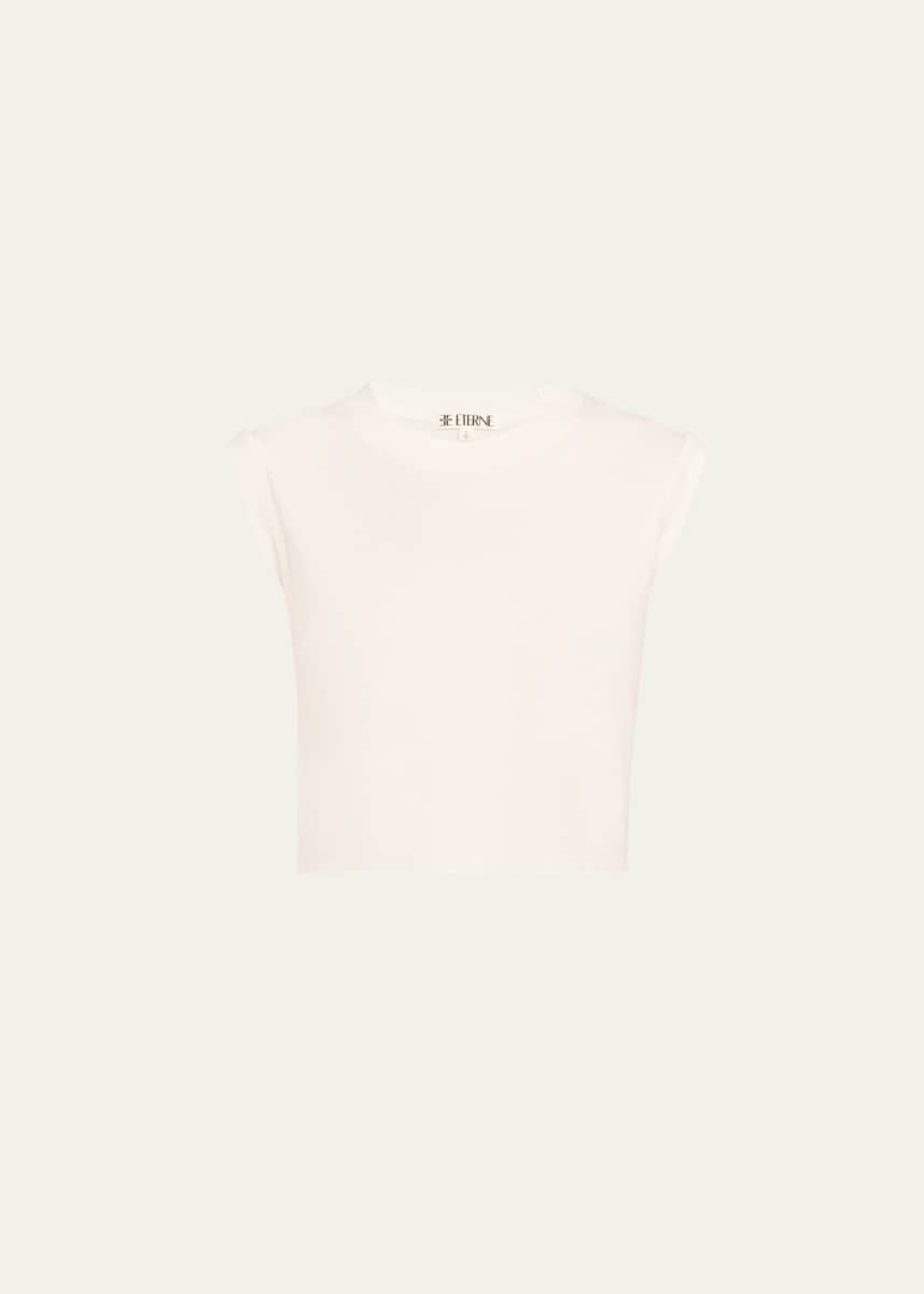 Eterne Cropped Muscle Tank Top