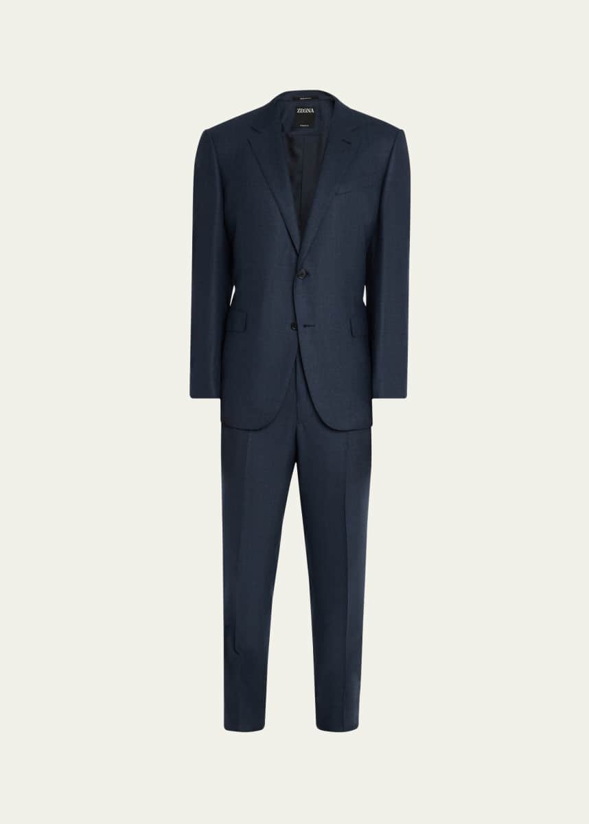 ZEGNA Men's Prince of Wales 15milmil15 Suit