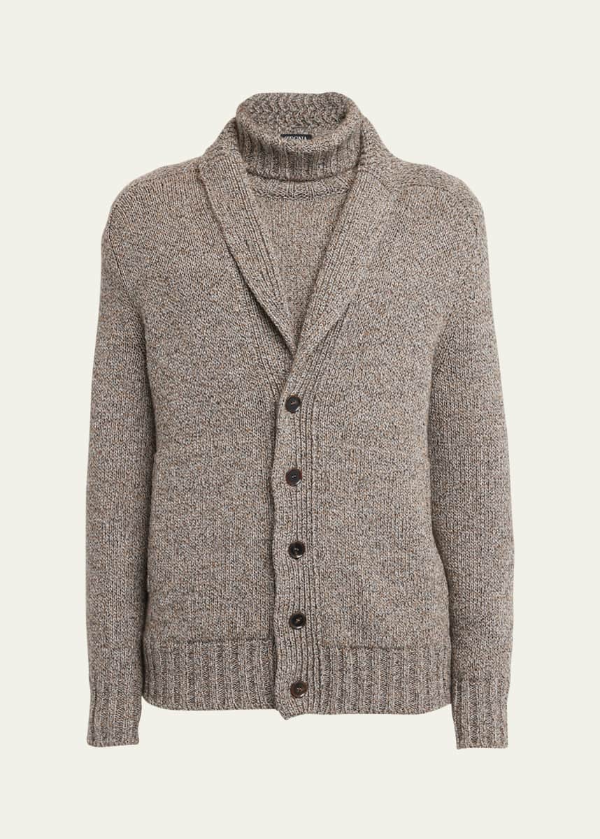 ZEGNA Men's Oasi Cashmere Cardigan Jacket