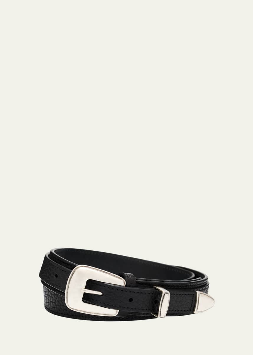LEMAIRE Men's Soft Leather Western Belt