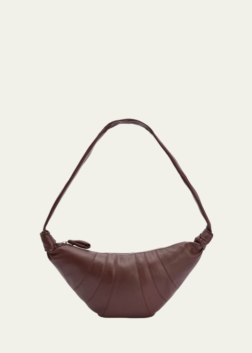 LEMAIRE Men's Medium Croissant Leather Shoulder Bag