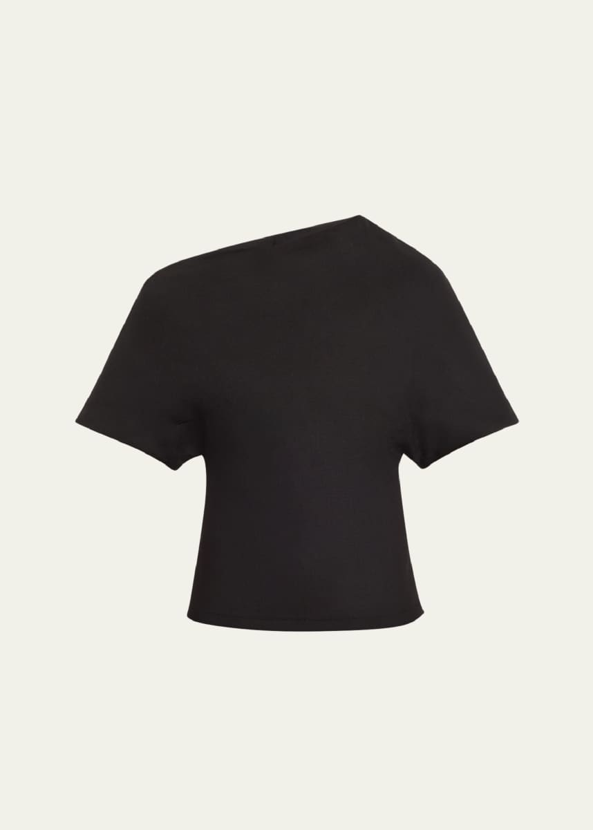 Rohe Asymmetric Short-Sleeve Top