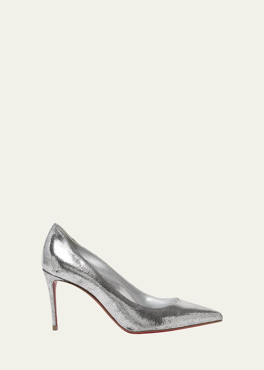 Christian Louboutin Kate Metallic Red Sole Classic Pumps