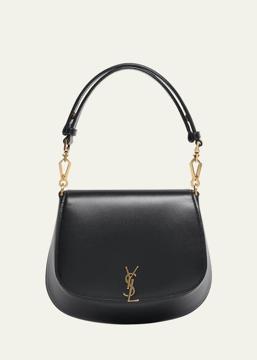 Saint Laurent Voltaire Top-Handle Bag in Smooth Leather